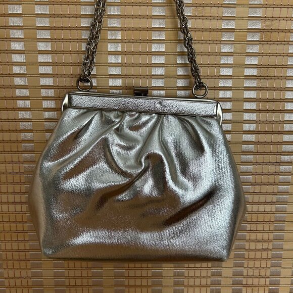 Vintage Silver Chain Strap Evening Bag - Picture 8 of 9